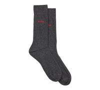 HUGO 2P RS UNI CC Chaussettes, Charcoal12, 39-42 (Lot de 2) Homme