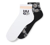 HUGO 2P Sh Daisy CC W 10270189 01 Chaussettes_Courtes, 980Open Miscellaneous, 35-38 (Pack de 2) Femme