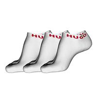 HUGO 3p as uni CC Chaussettes, Blanc 100, 40-46 Homme
