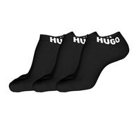HUGO 3p as uni CC Chaussettes, Noir 1, 42 FR/44 FR Homme