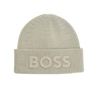 Hugo - Afox R Beanie - Homme - Accessoires - Beige - Taille: ONE Size