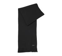 Hugo Boss Écharpe Albas en maille Raschel, laine vierge – Noir Homme