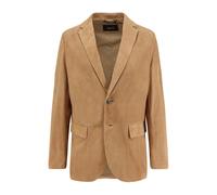 Hugo - AMF Stitch Suede Blazer - Homme - Vestes - Beige - Taille: M
