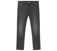 HUGO Jean Slim Fit en denim stretch noir lavé - Style Ash, 50547119 Gris sombre 32/34