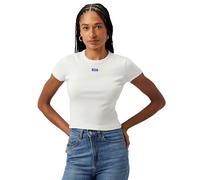 HUGO Baby Tee_B Jersey, White, XXS Women