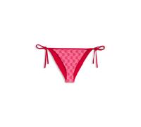 HUGO Bas de bikini avec imprimé de logos empilés - Style MONOGRAM SIDE TIE, 50555665 Rose M