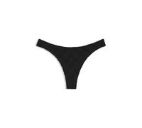 HUGO Bas de bikini brésilien en tissu éponge stretch avec logos empilés - Style Terry mono_brazilian, 50561169 Noir L