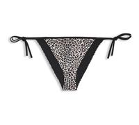 HUGO Bas de bikini avec imprimé de logos empilés - Style MONOGRAM SIDE TIE, 50555665 Fantaisie XL