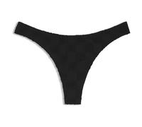 HUGO Bas de bikini brésilien en tissu éponge stretch avec logos empilés - Style Terry mono_brazilian, 50561169 Noir M