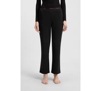 HUGO Bas de pyjama en coton stretch avec taille logotée - Style HUGO ID PANTS, 50555624 Noir M