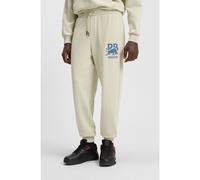 HUGO Bas de survêtement en molleton de coton avec graphique de taureau HUGO x RB - Style Doverlopan_RB, 50549309 Beige clair XL