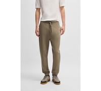 HUGO Bas de survêtement en molleton de coton avec logo imprimé et bas de jambes resserrés - Style Dayote232, 50489617 Marron L