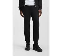 HUGO Bas de survêtement en molleton de coton avec logo imprimé et bas de jambes resserrés - Style Dayote232, 50489617 Noir XXL