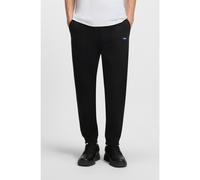 HUGO Bas de survêtement en molleton de coton avec patch logoté bleu - Style Napin, 50522372 Noir XL