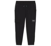 HUGO Bas de survêtement en polaire de coton mélangé avec finitions ripstop pour enfant - Style G00477/09B04A, G00477 Noir 126