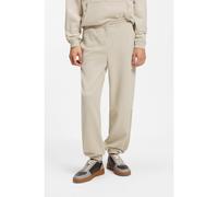 HUGO Bas de survêtement Relaxed en coton avec finitions logotées - Style Dalipant, 50563100 Beige clair M