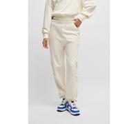 HUGO Bas de survêtement style cargo en molleton de coton - Style Naphira_B_1, 50523990 Naturel L