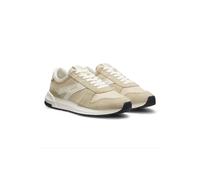HUGO Baskets à empiècements en cuir suédé avec logos - Style GO3_nymf, 50573605 Beige clair 43