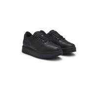 HUGO Baskets à lacets en cuir foulonné - Style Kilian_Tenn_GTX, 50529889 Noir 40