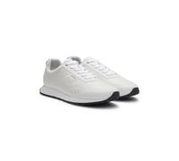 HUGO Baskets au style chaussures de course en similicuir avec détails structurés - Style Icelin_runn_nyrbpu, 50552629 Blanc 40