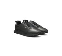 HUGO Baskets au style chaussures de course en similicuir avec détails structurés - Style Icelin_runn_nyrbpu, 50552629 Noir 45