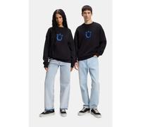 HUGO Baskets basses avec semelle extérieure à ligne bleue - Style Blue-x_tenn_nymf, 50558176 Noir 44