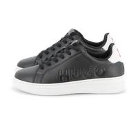 Hugo - Baskets En Cuir De Vachette - Black - Garçon - Taille 34