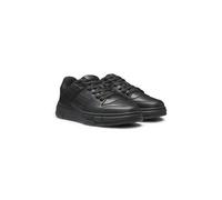 HUGO Baskets en similicuir avec finitions en mesh - Style Yarrow_tenn_mepu, 50548531 Noir 42