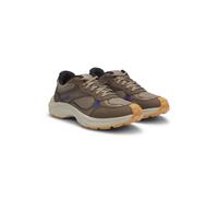 HUGO Baskets en similicuir et mesh - Style GO2_mepu, 50548571 Brun chiné 40