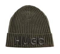 HUGO Beanie bonnet taupe pour femme et homme - Beanie Medium Grey 2 320442 Taille unique