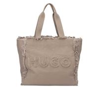 HUGO Becky Tote CA, Sac à main Femme, Dark Beige, One Size