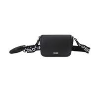HUGO Bel Crossbody Flap, Bandoulière Femme, Black, Taille Unique