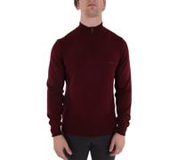 Hugo - Benji-L Knit Half Zip - Homme - Pulls - Rouge - Taille: 2XL