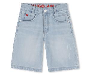 Hugo - Bermuda En Jean - Bleach Pousse - Garçon - 10 Ans