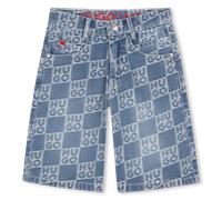 Hugo - Bermuda En Jean - Dble Stone+brossage - Garçon - 14 Ans