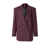 HUGO Blazer 'Antegi' bourgogne / blanc cassé, Taille 38