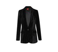 HUGO Blazer Regular en velours à un bouton - Style Aurent-1, 50568994 Noir 42