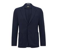 Hugo - Blazer Classique avec Revers Cranté - Homme - Vestes - Bleu - Taille: M