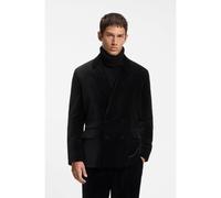HUGO Blazer croisé Modern en velours - Style Karlo253F1X, 50570196 Noir 44