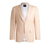 Hugo - Blazer en Laine Moderne Formel Slim Fit - Homme - Vestes - Beige - Taille: L