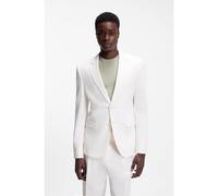 HUGO Blazer Extra Slim Fit en seersucker de coton stretch - Style Arti253X, 50559693 Blanc 44