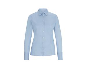 HUGO Blouse Slim Fit bleu clair | 38