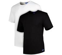 HUGO T-Shirt 'Naolo' bleu / noir / blanc, Taille M