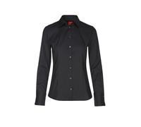 HUGO Chemisier Slim en twill de coton mélangé facile à repasser - Style The Fitted Shirt, 50554568 Noir 46