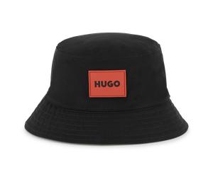 Hugo - Bob Réversible Bi-matière - Black - Garçon - Taille 52