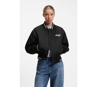 HUGO Bomber style Varsity matelassé en satin - Style Felax-1_B, 50563077 Noir M