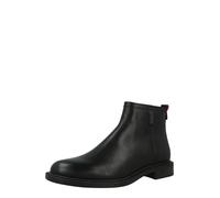 HUGO Bottes en cuir avec logo revisité - Style Lysander_halb_lt, 50557722 Noir 44