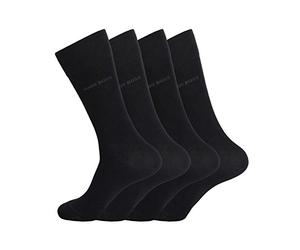 Hugo Boss 50272214 Lot de 4 paires de chaussettes pour homme Business Allround RS Uni - Noir - 39