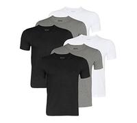 Hugo Boss 50325388 Lot de 6 t-shirts business à col rond pour homme - multicolore - Medium