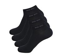 Hugo Boss 50388443 Lot de 4 paires de chaussettes pour homme Noir Taille 43-46
